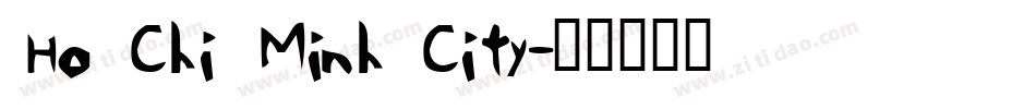 Ho Chi Minh City字体转换